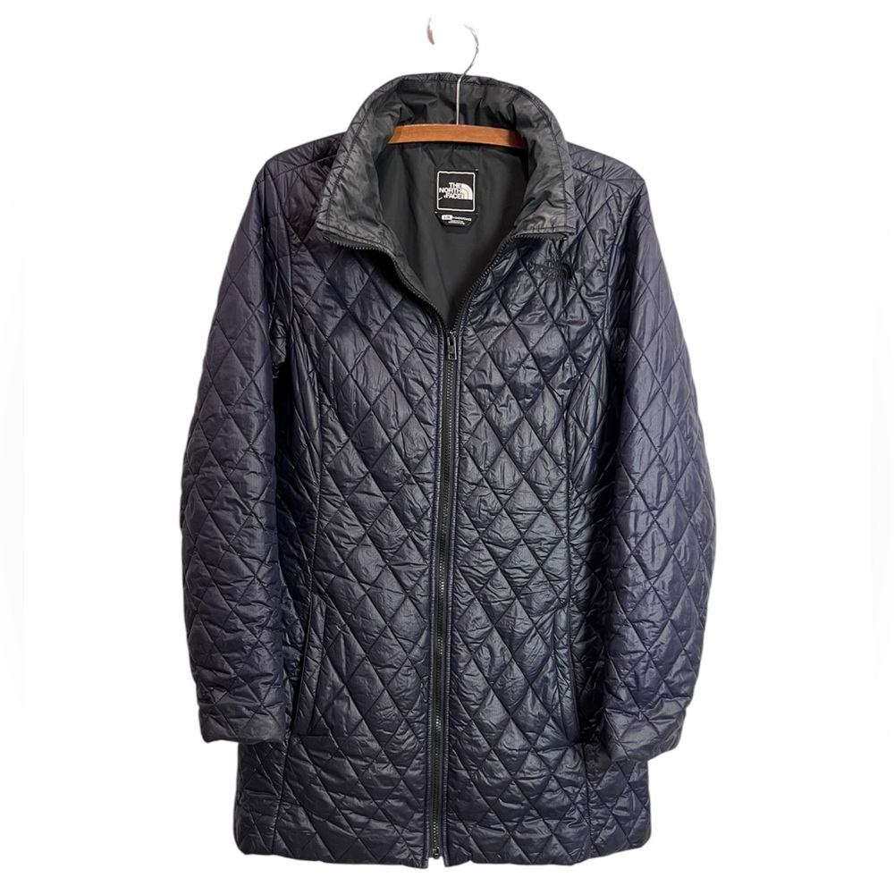 The North Face Tatiana Primaloft Women’s Quilted Jacket Coat Zip Navy Size L